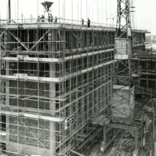 Obras con andamios de Linde Material Handling en Aschaffenburg