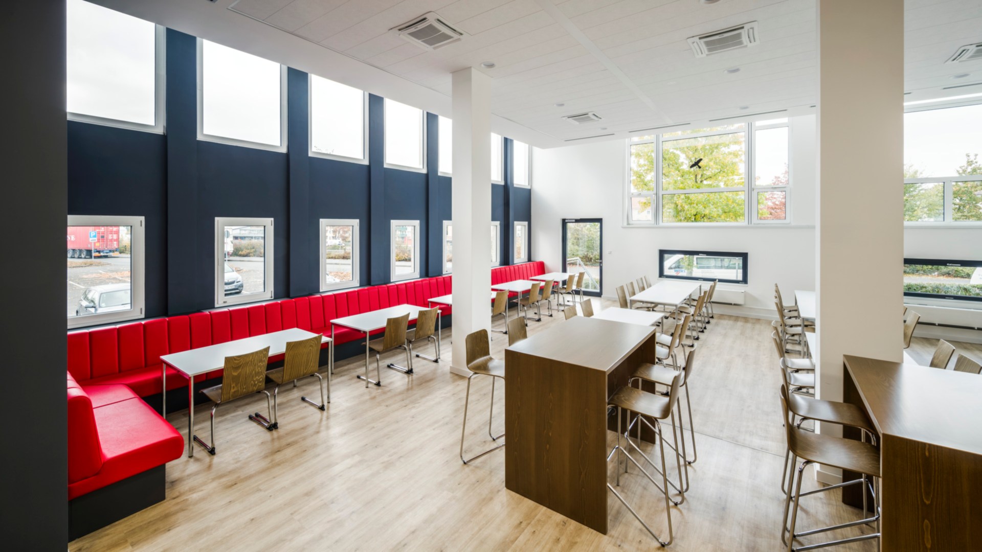 Vista interior del nuevo edificio de Linde