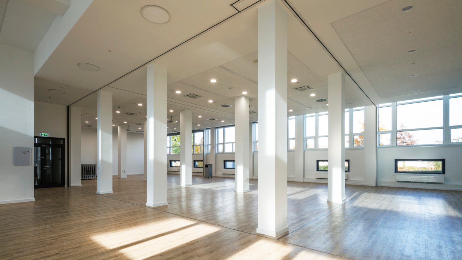 Vista interior del nuevo edificio de Linde