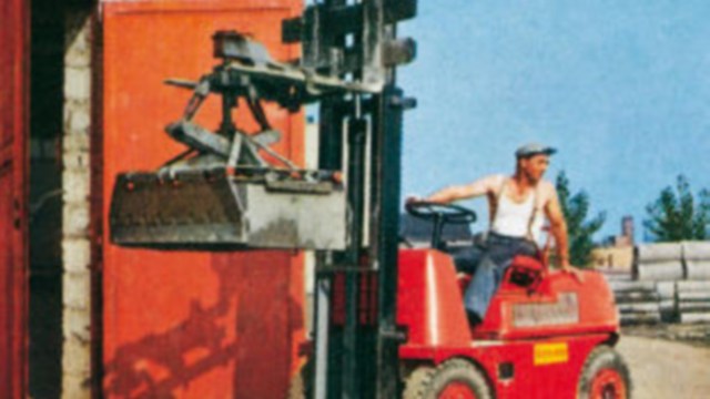 La primera carretilla elevadora de Linde Material Handling: el Hubtrac