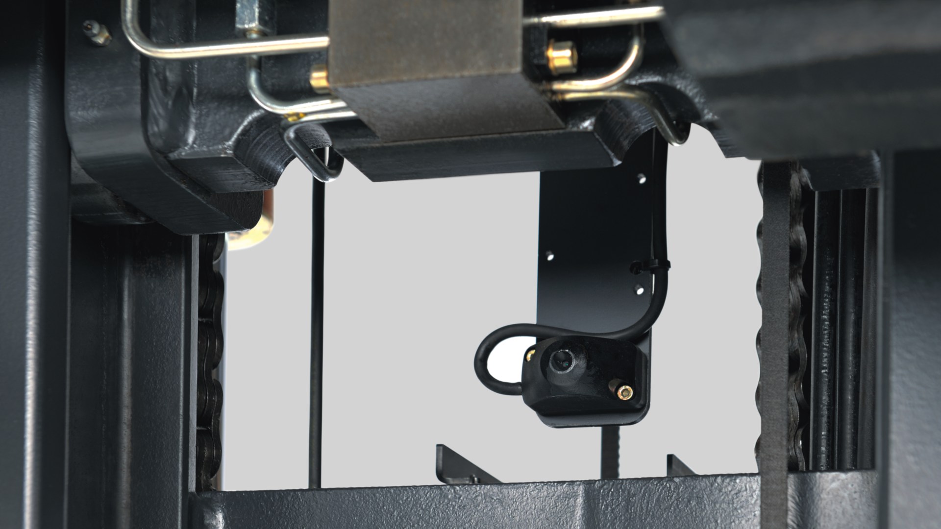 Cadena de mástil de una carretilla retráctil Linde